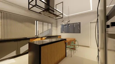 Projeto de cozinha planejada com design funcional - Arquiteta Melissa